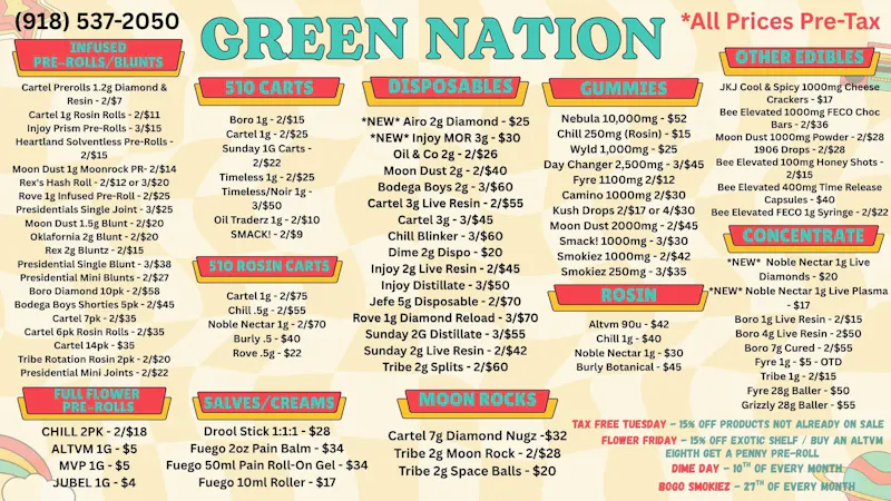 Green Nation #1 💨NEW INJOY 3g & AIRO DISPOSABLES💨
