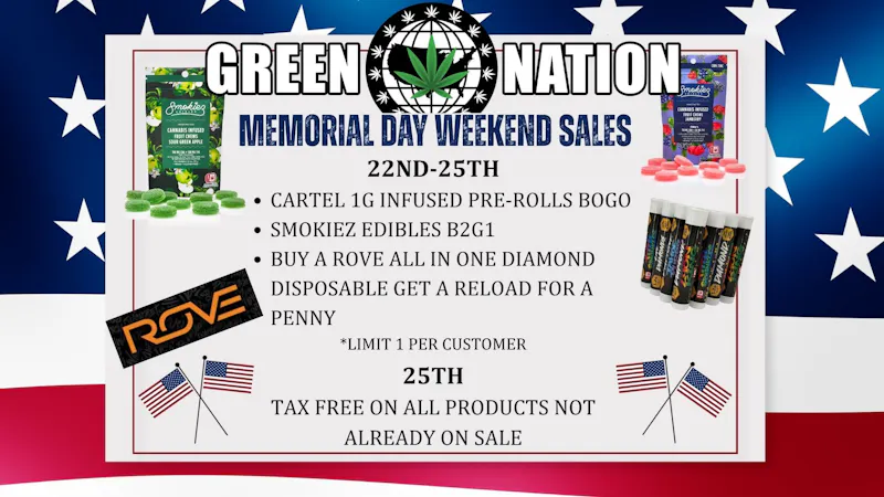 Green Nation #1 🇺🇸MEMORIAL DAY WEEKEND SALES🇺🇸