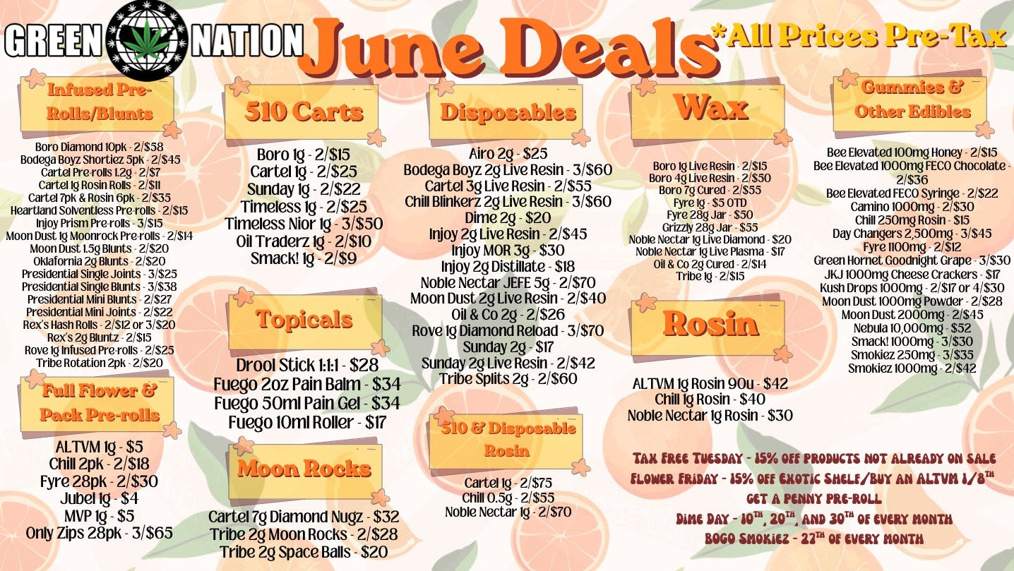 Green Nation - Claremore INJOY MOR 3G BACK IN STOCK AND MUCH MORE!