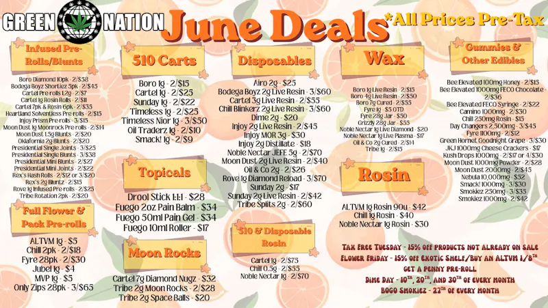 Green Nation - Claremore INJOY MOR 3G BACK IN STOCK AND MUCH MORE!
