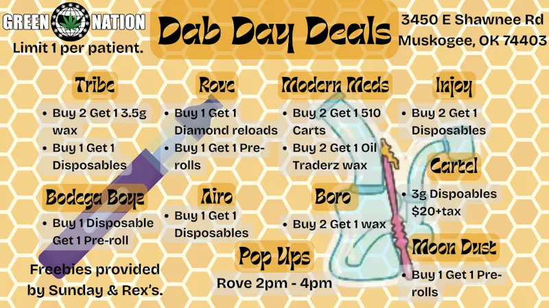 Green Nation #1 710 IS THE BEST DABBING DAY!