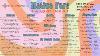 Native Pure WELCOME BACK STUDENTS!!
