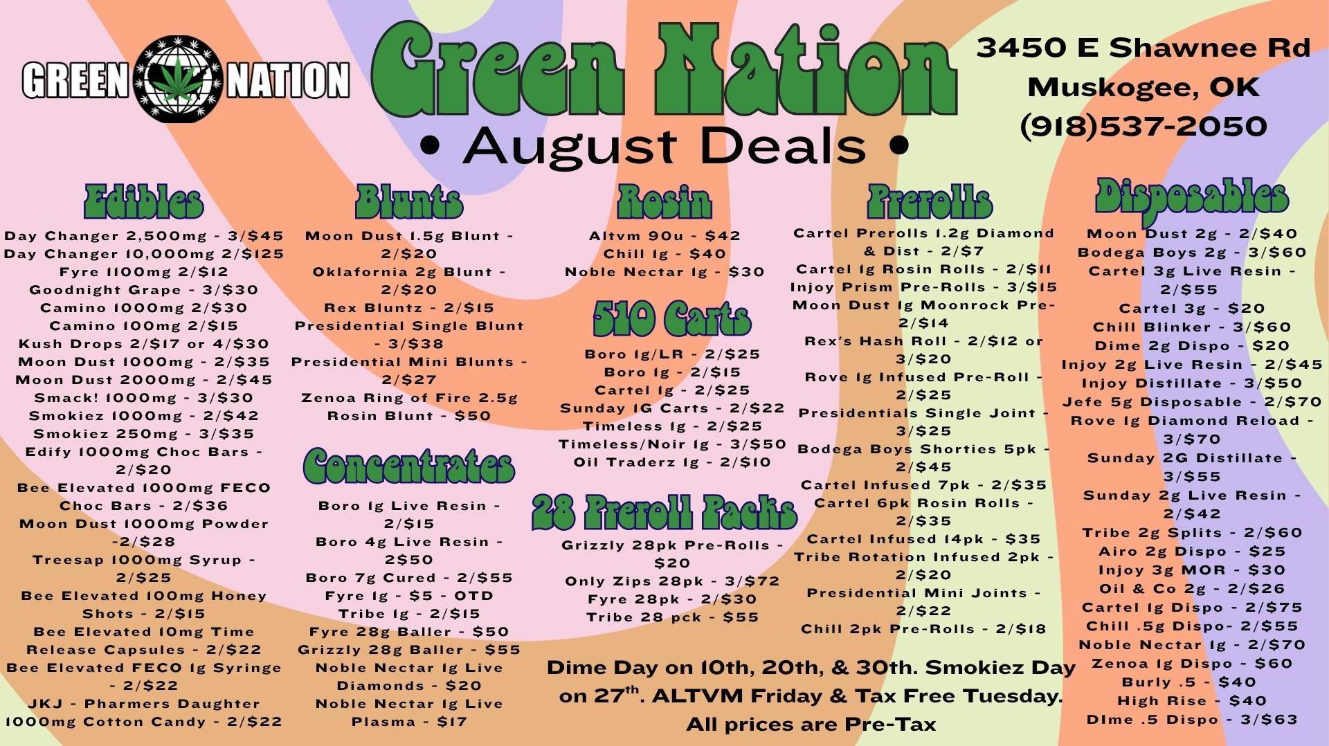Green Nation #1 HOT MONTH, HOTTER DEALS!!