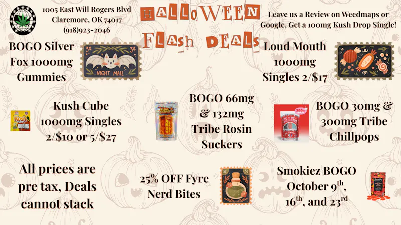 Green Nation - Claremore HALLOWEEN FLASH SPECIALS