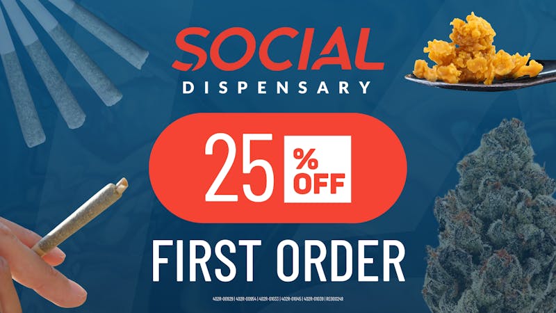 Social Cannabis - Golden 25% Off First Order