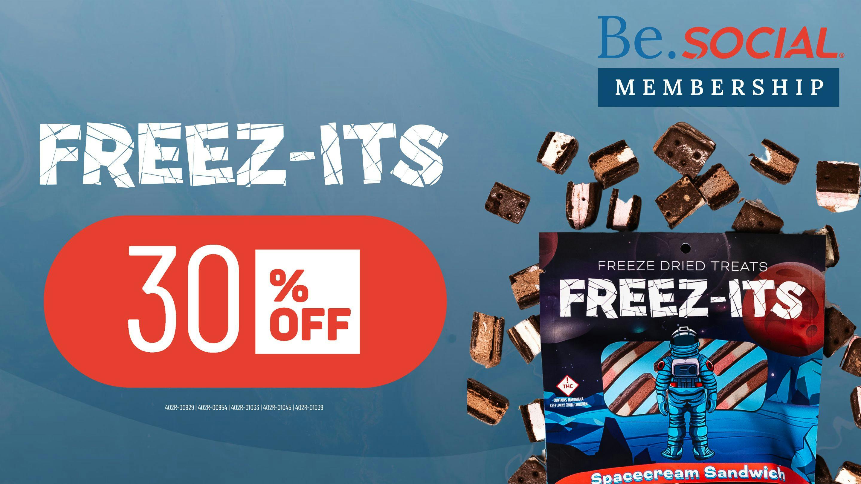 Social Cannabis - Chambers 30% Off FREEZ-ITS Products!