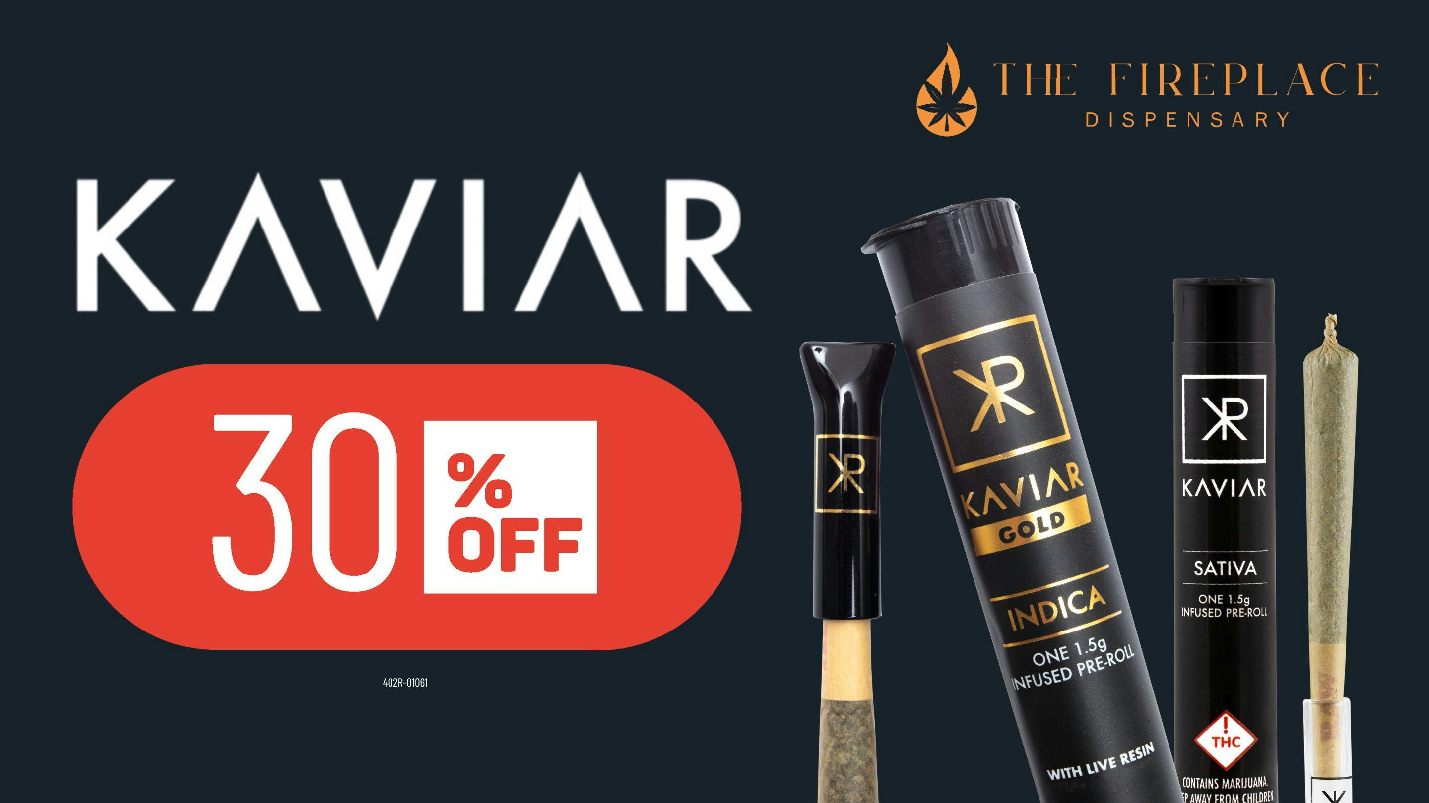 The Fireplace 30% Off Kaviar Products!