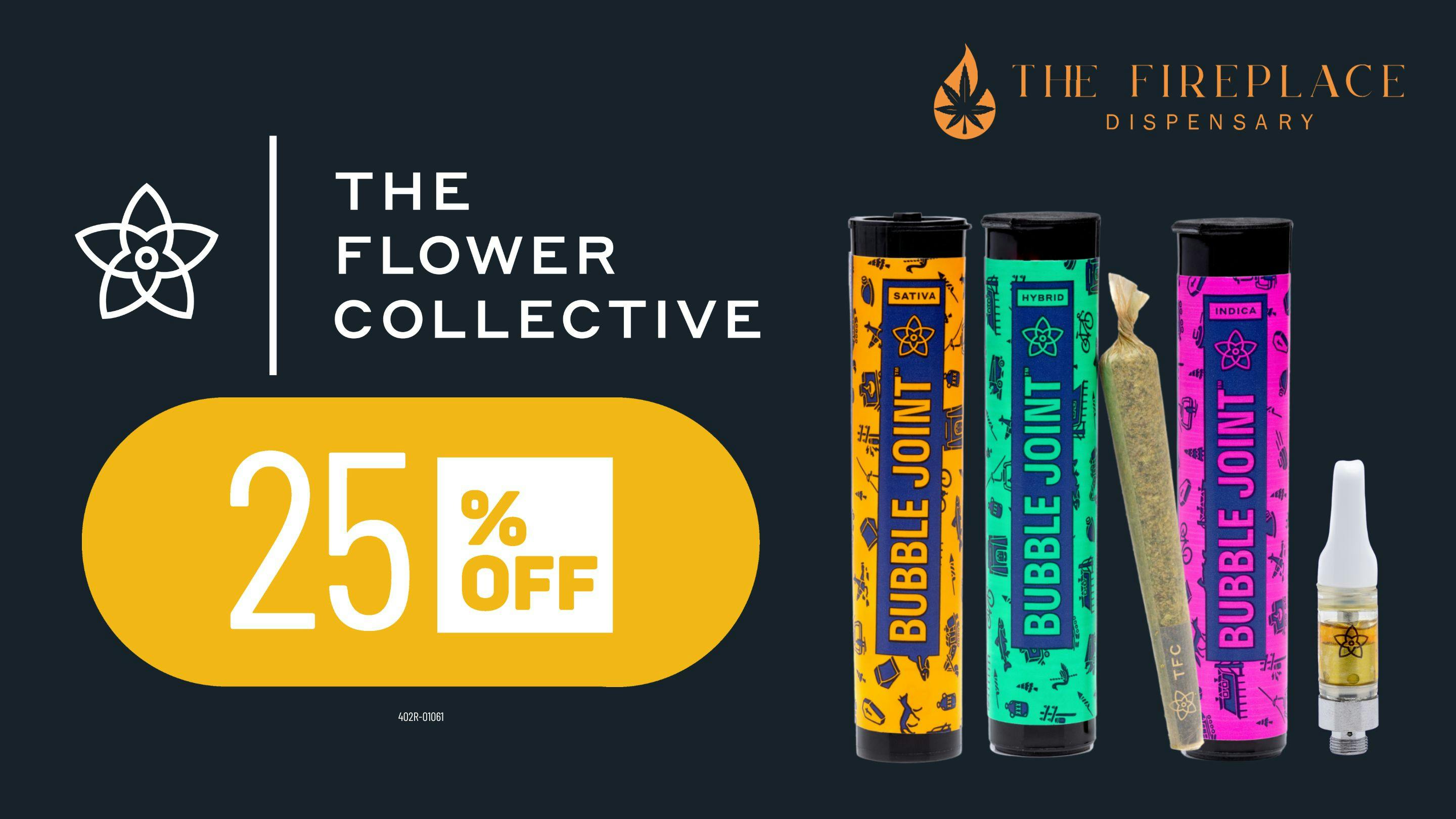 The Fireplace 25% Off Flower Collective