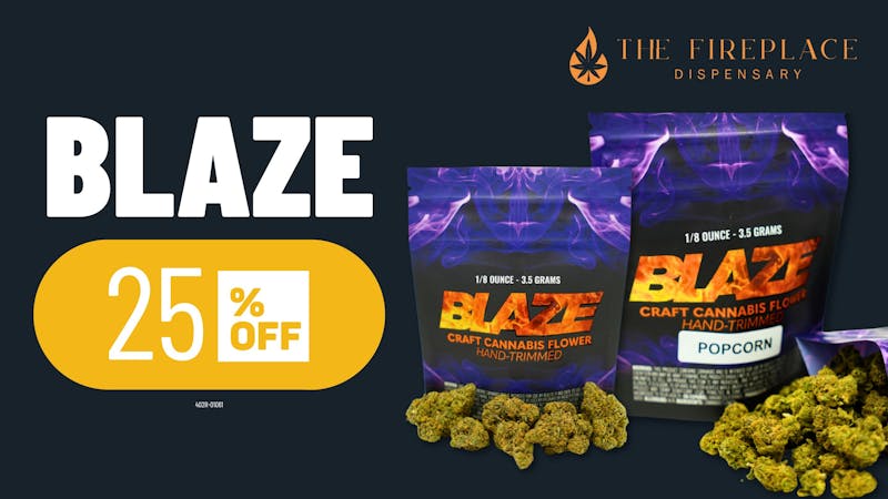 The Fireplace 25% Off Blaze