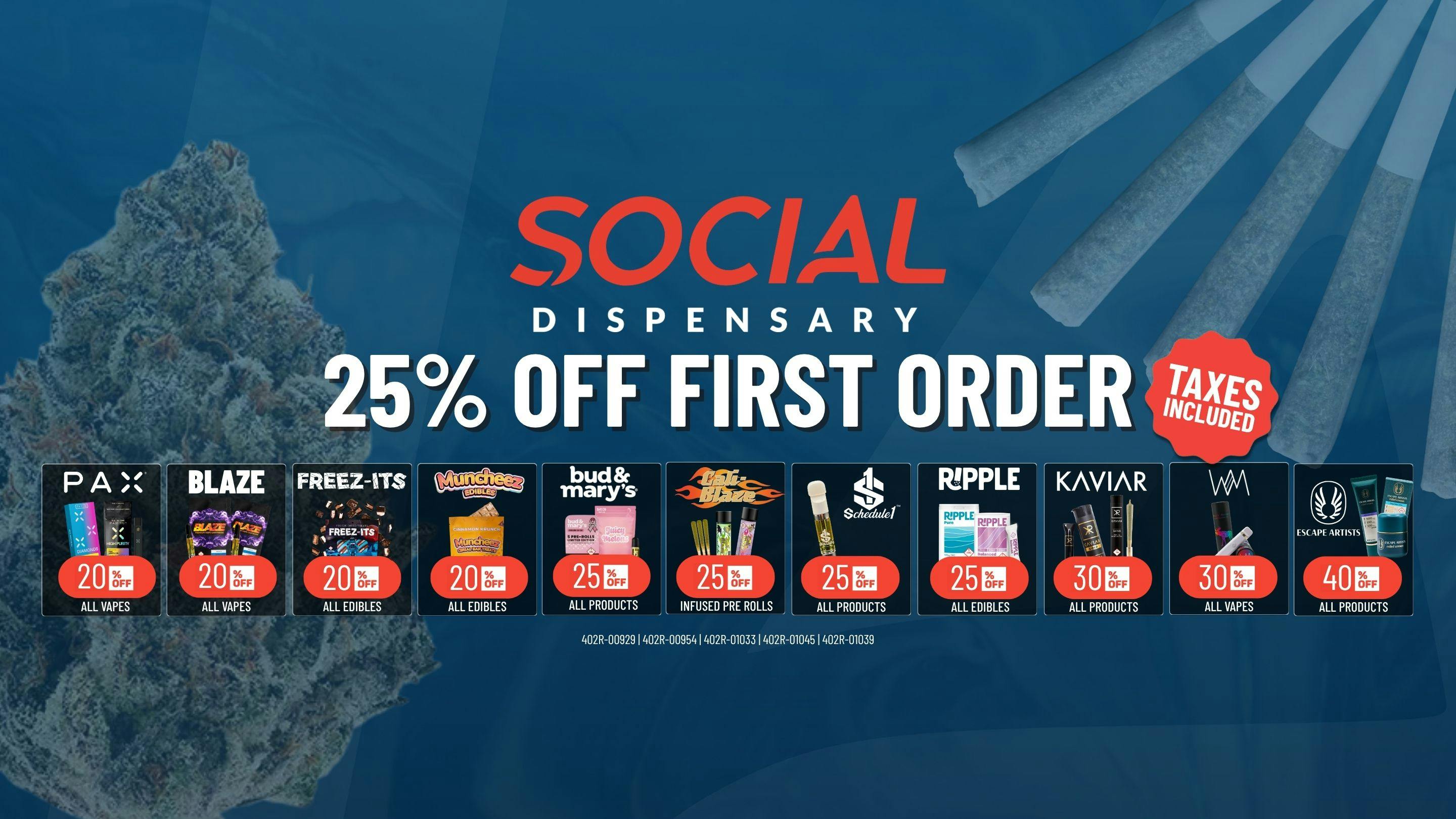 Social Dispensary Lowry August Daily Deals