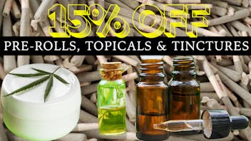 ASAP BUDS PDX WEST 15% OFF PRE-ROLLS, TINCTURES & TOPICALS