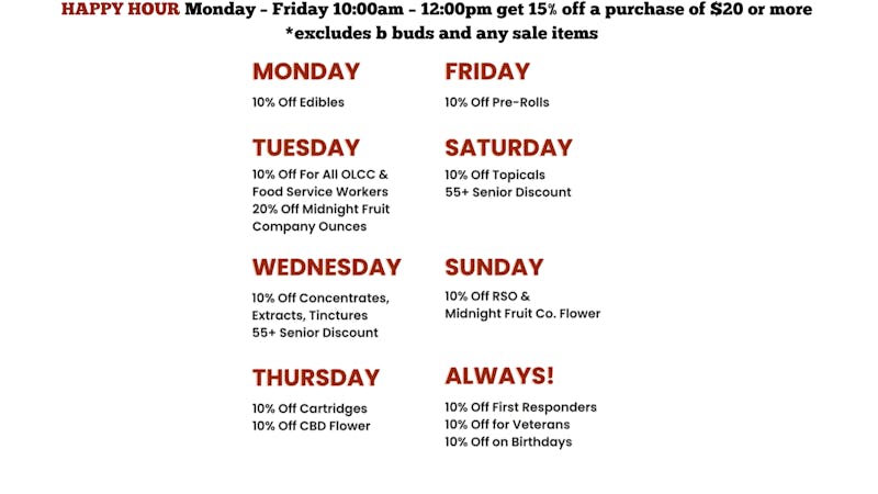 Urban Farmacy DAILY DEALS