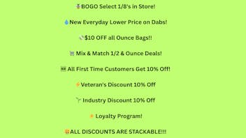 Dispensary of Watertown SEPTEMBER DEALS