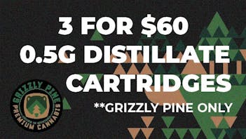 Grizzly Pine - Hamilton 3 For $60 Grizzly Pine Carts