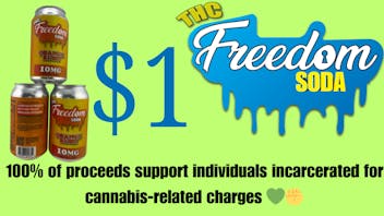 Hopkins Dispensary $1 FREEDOM SODA with purchase