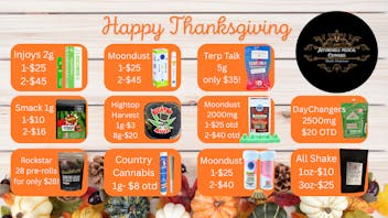 Affordable Medical Cannabis - Claremore Thanksgiving deals! All Price OTD