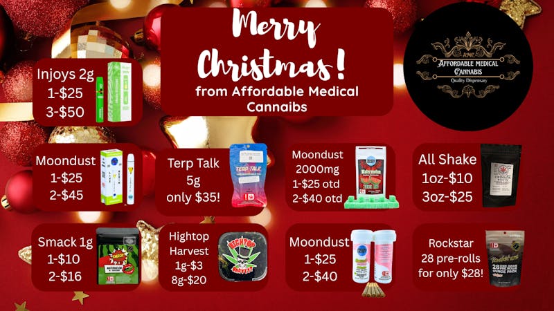 Affordable Medical Cannabis - Claremore Christmas Deals! Plus toy drive!!