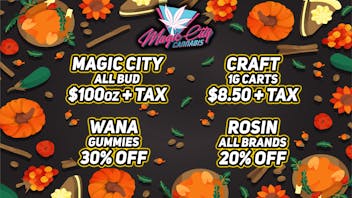 Magic City Cannabis - Colorado November Deals🦃🍁🍂