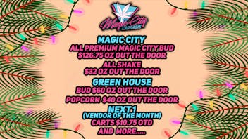 Magic City Cannabis - Colorado ✨December Perks ✨