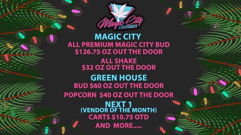 Magic City Cannabis - Colorado ✨December Perks ✨