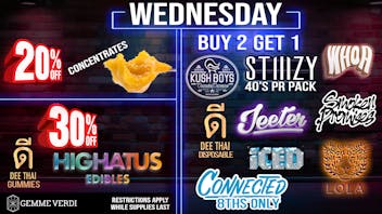 Gemme Verdi Wednesday Deals! Gift with ALL Online Orders! 🎁