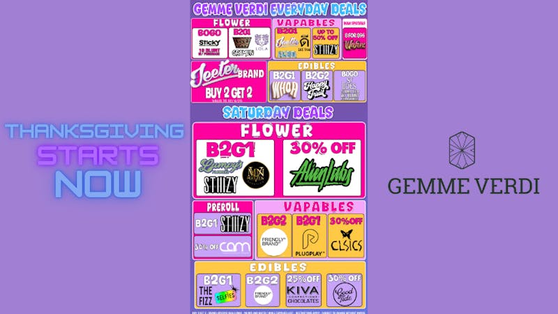 Gemme Verdi Thanksgiving Starts NOW! 🍂🦃