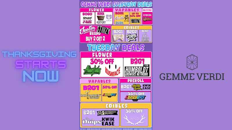 Gemme Verdi 🦃 Tuesday Deals~~~