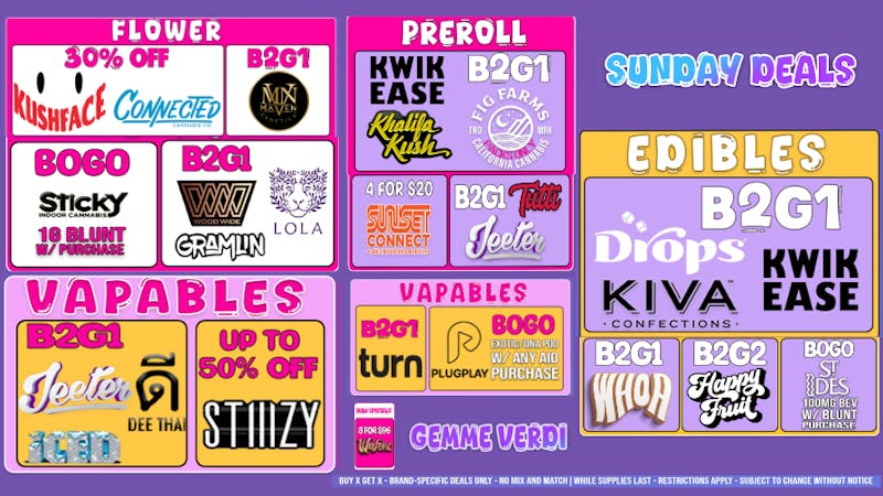 Gemme Verdi Sunday Deals--Start the Week Right! 🌿