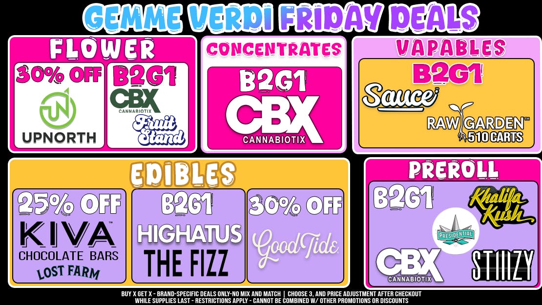 Gemme Verdi Friday Deals! 🌱