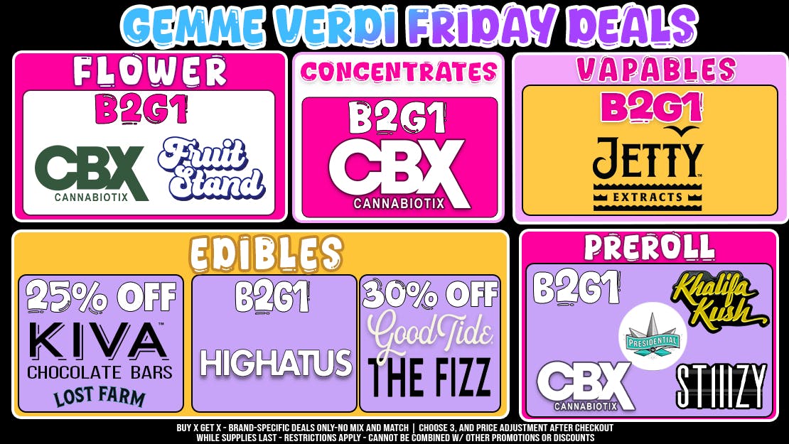 Gemme Verdi Friday Deals! 🌱