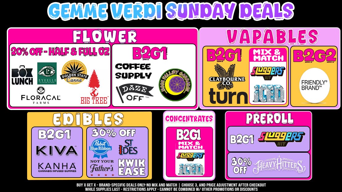 Gemme Verdi Sunday Deals--Start the Week Right! 🌿