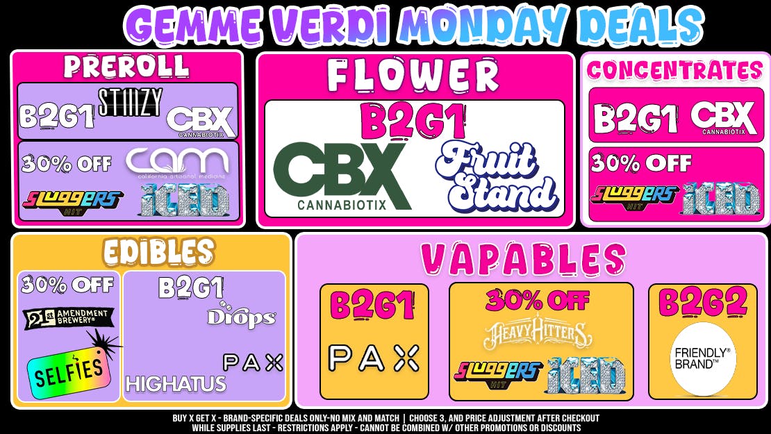Gemme Verdi Monday Deals 🍃