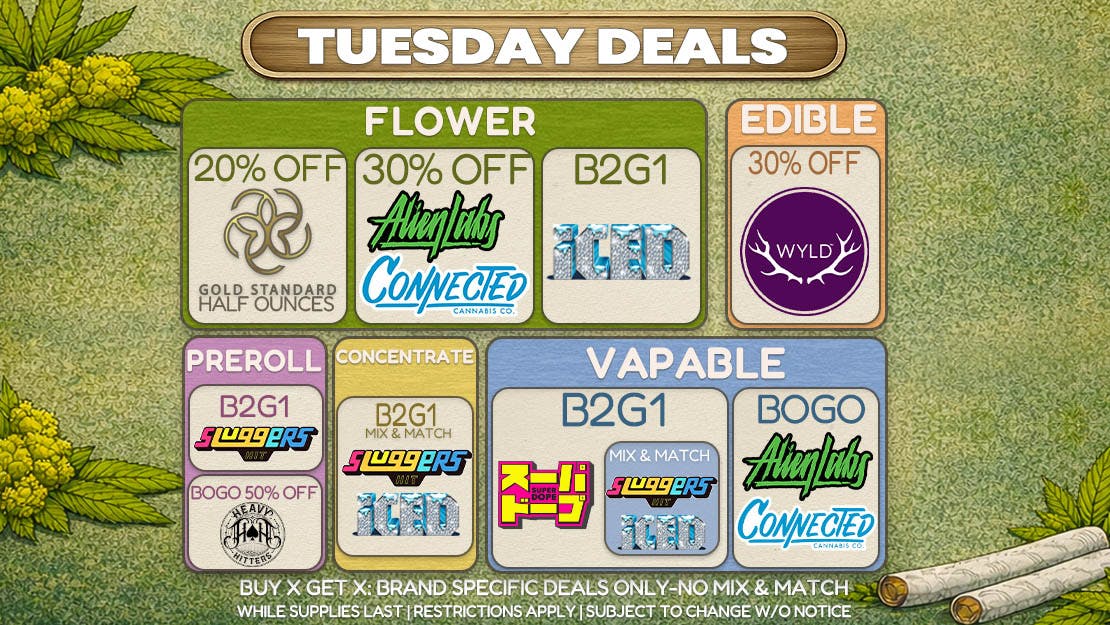 Gemme Verdi Tuesday: 30% Off Alien Labs & Connected + Wyld