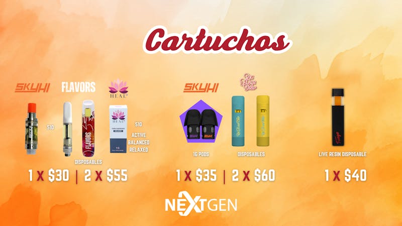 NextGen Pharma 🍂1G CARTRIDGES