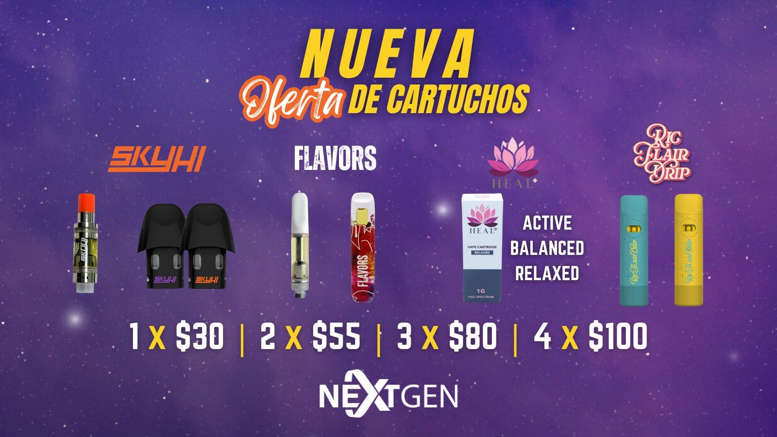 NextGen Pharma 👩‍🚀2x$55 | 3x$80 | 4x$100💨