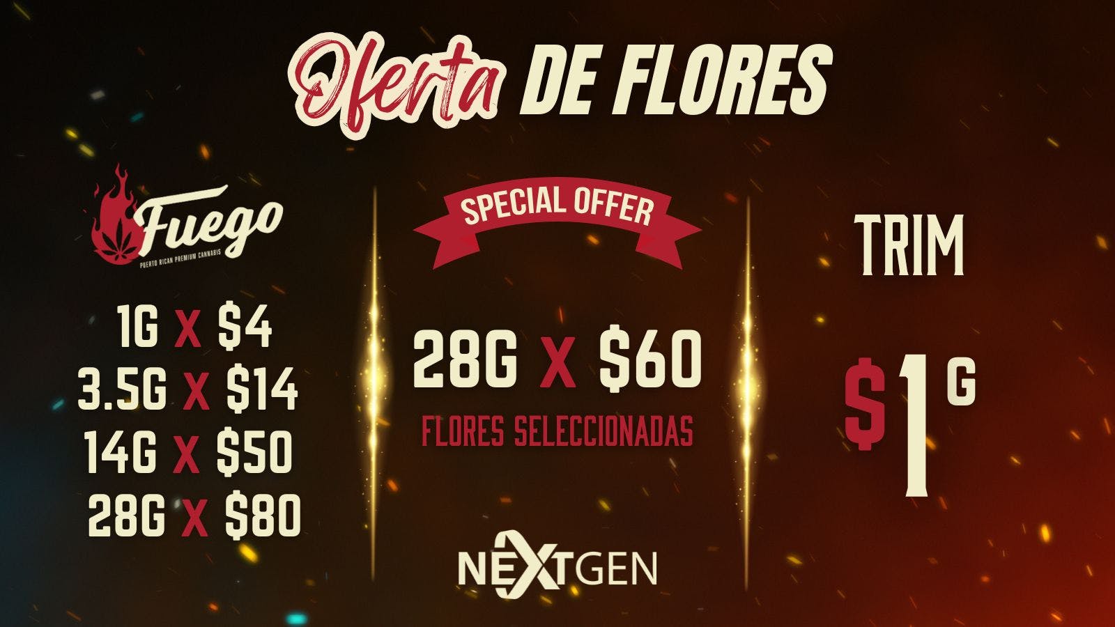 NextGen Pharma Oferta de Flores🔥