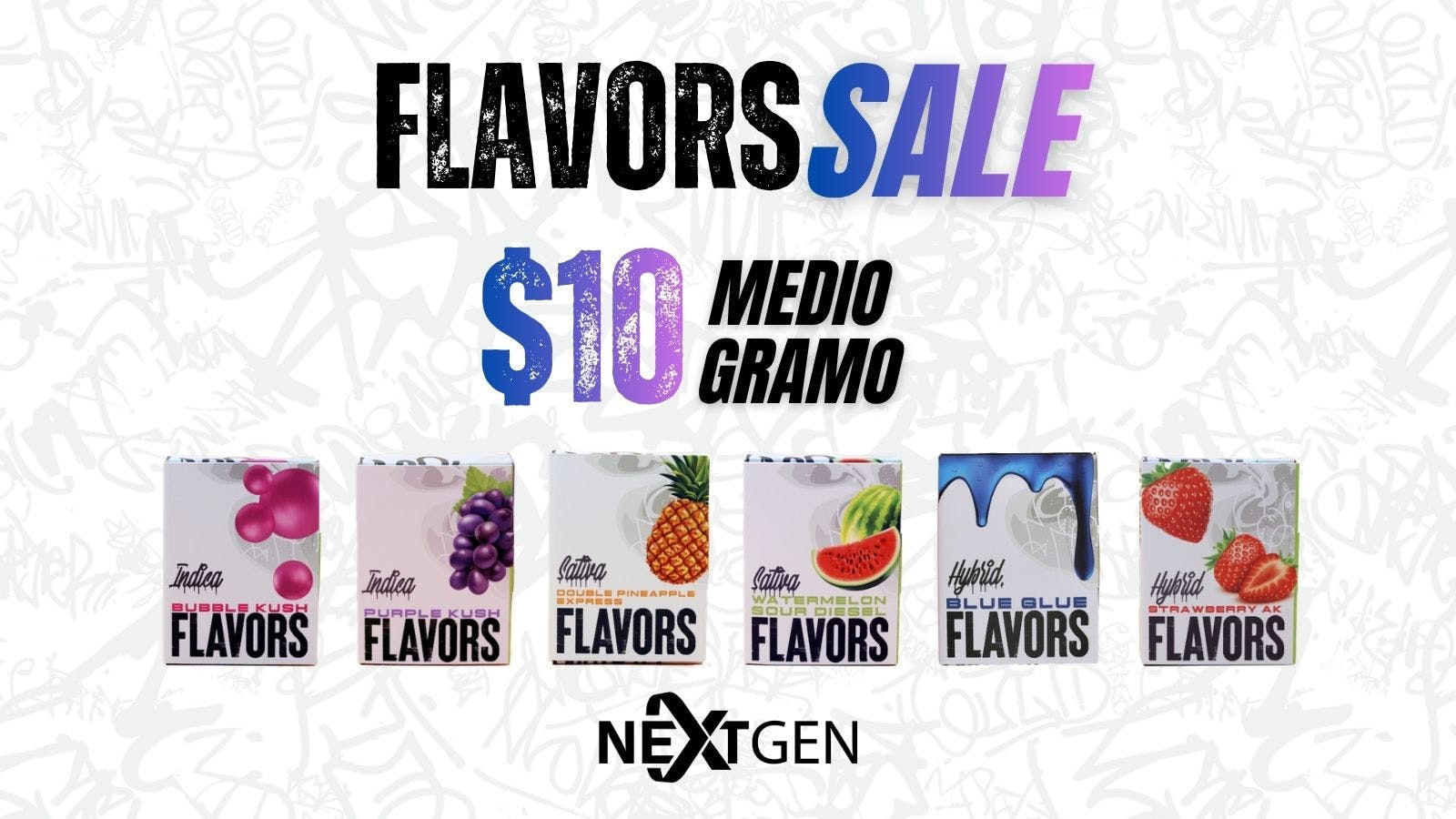NextGen Pharma 💲🔟 Flavors 0.5g