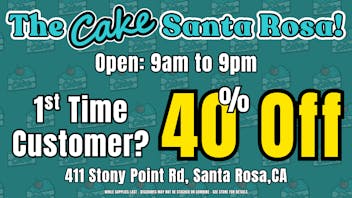 The Cake House - Santa Rosa TCH Santa Rosa 40% Off 1st time patients!