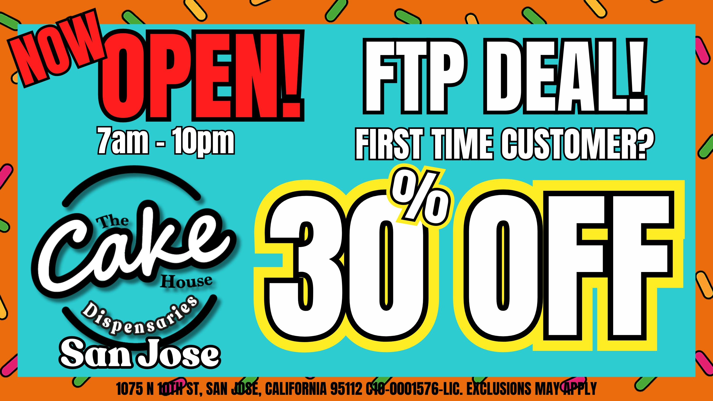 The Cake House - San Jose *Now Open* TCH San Jose 1st time customer deal!