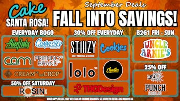 The Cake House - Santa Rosa TCH Santa Rosa September Deals!