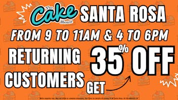 The Cake House - Santa Rosa TCH Santa Rosa Returning Customers Deal
