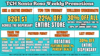 The Cake House - Santa Rosa TCH Santa Rosa Weekly Promotions!