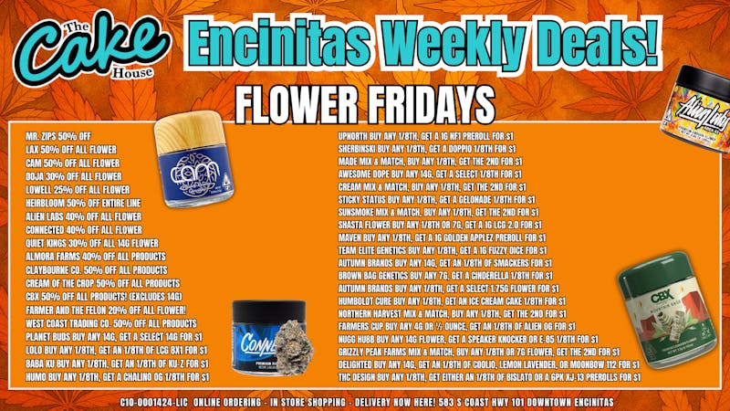 The Cake House - Encinitas Friday Exclusive Deals!