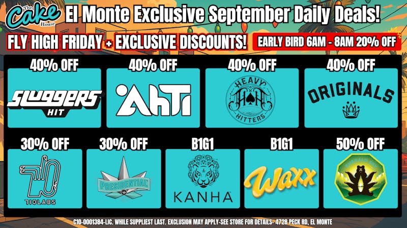 The Cake House - El Monte *NOW OPEN* TCH El Monte Friday Deal!