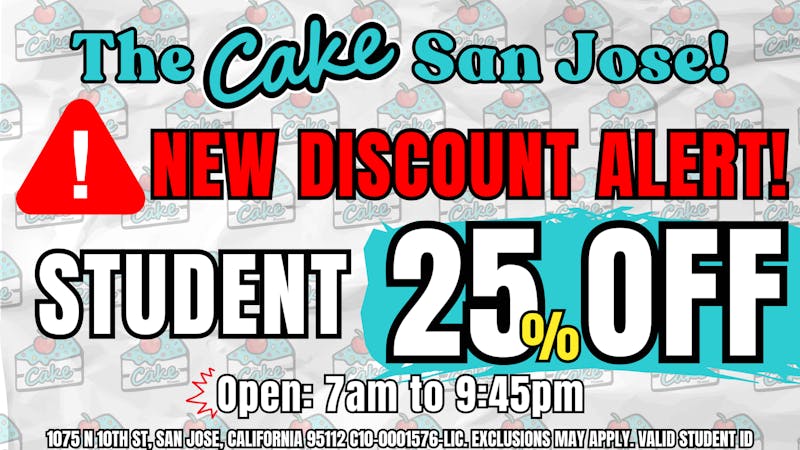 The Cake House - San Jose *Now Open* TCH San Jose New Discount Alert!