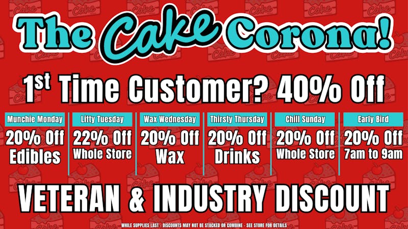 The Cake House - Corona TCH Corona 1st time customer deal!