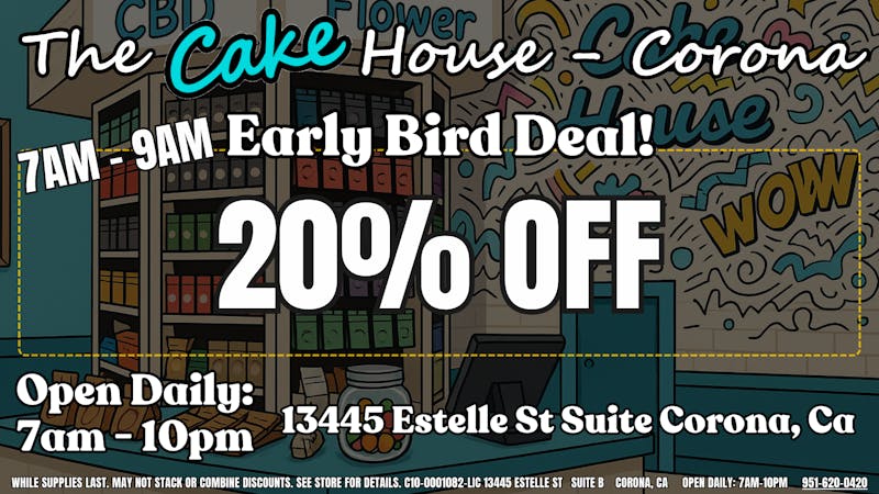 The Cake House - Corona TCH Corona Early bird deal!