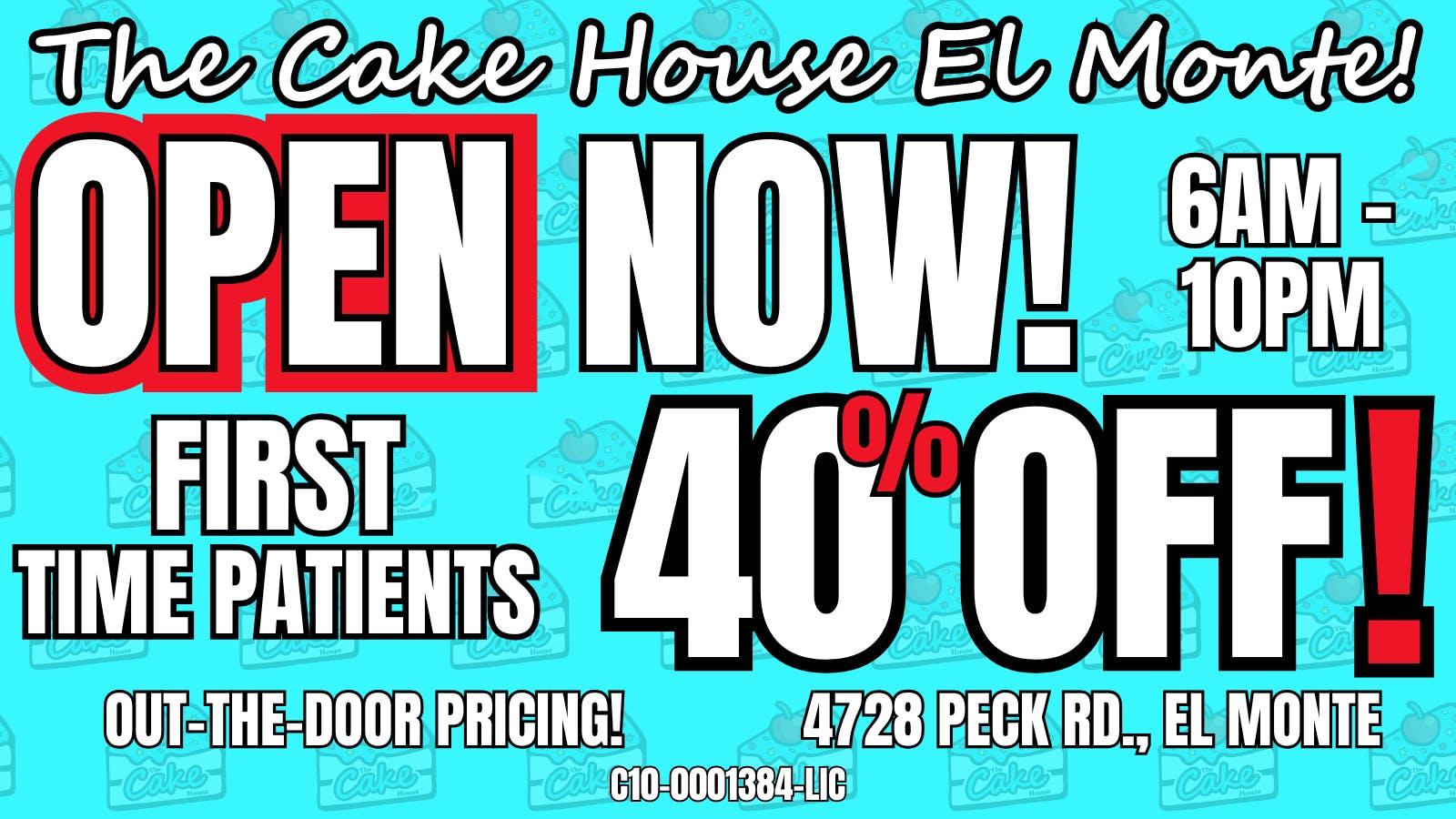 The Cake House - El Monte *NOW OPEN* TCH El Monte FTP Deal!