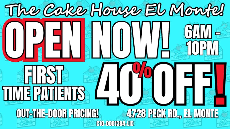 The Cake House - El Monte *NOW OPEN* TCH El Monte FTP Deal!