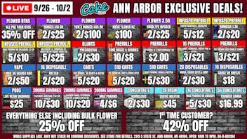 The Cake House - Ann Arbor TCH Ann Arbor: NEW Weekly Deals!: 9/26 - 10/2!